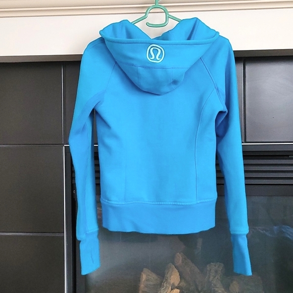 Lululemon blue scuba hoodie Size 4 - Picture 6 of 10